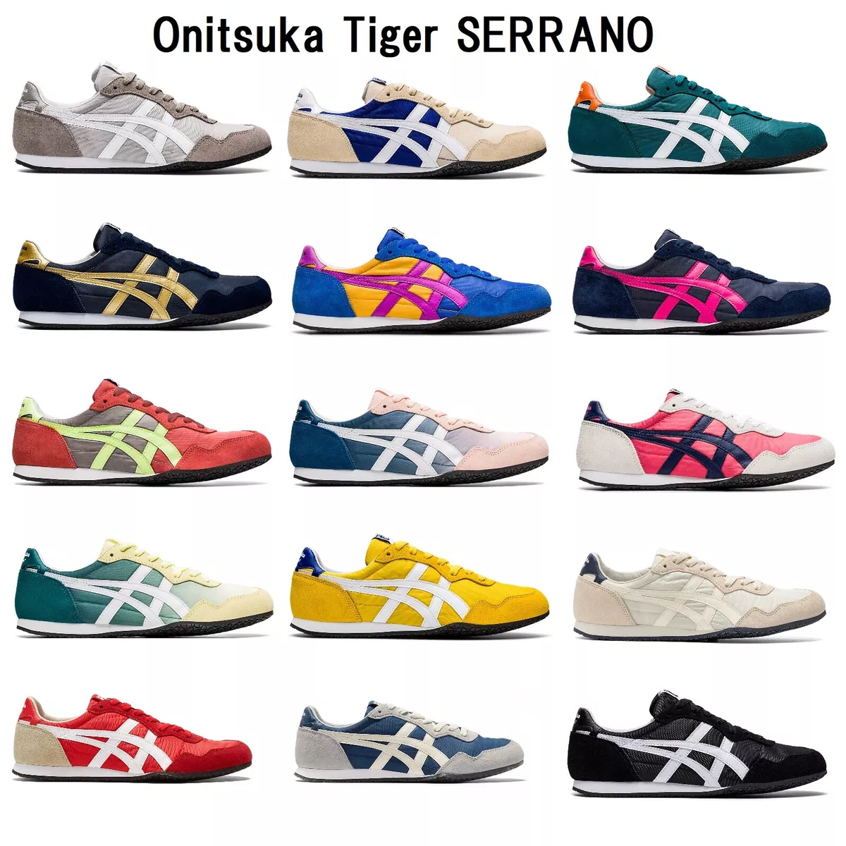 Onitsuka Tiger SERRANO 1183B400 Sneaker Unisex Woman Running US Size 4 - 14  DHL