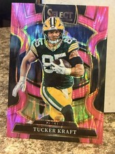 2025 Panini Select - Concourse Tucker Kraft #68 Pink Shock Prizm