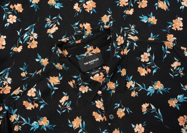 Men The Kooples Shirt Black Cotton 40 /L / 48