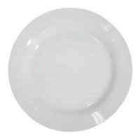 Flacher Teller Weiß Porzellan Ø 30 Cm | Restaurant Teller