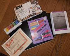 Artist Supplies and Hanging Blackboard, New and Used