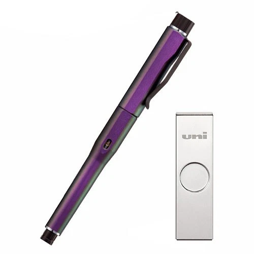 Uni Kuru Toga Dive Mechanical Pencil Aurora Purple + Metal Case Lead Refills - Image 1 of 4