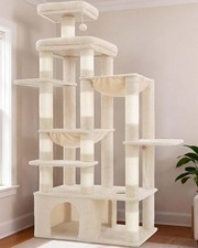 Cat Tree 71-Inch Tall Cat Tower Large Maine Coon Cats HCT03MG Cat Condo