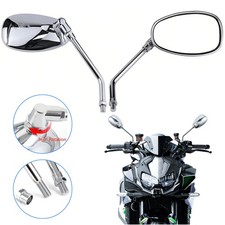 Motorcycle Scooter Moped ATV Mirrors Motorcycle Side Rear View Mirrors 360°
