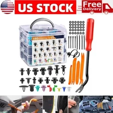 725Pcs Car Retainer Clips Auto Body Molding Trim Fastener Push Pins Bumper Clips