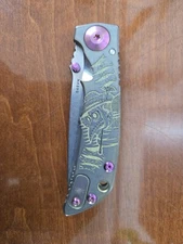 Plague Doctor Spartan Blades Custom SHF Harsey Folding Knife 3.25" S45VN