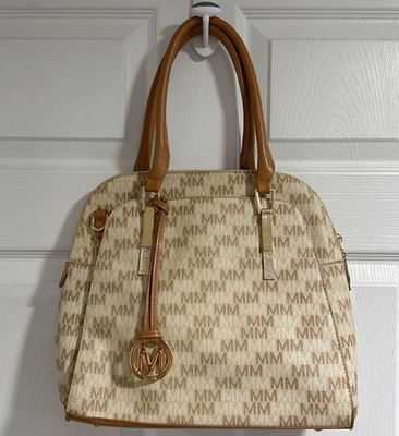 MKF Collection by Mia K. Farrow Kari M Signature Satchel Handbag