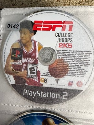 ESPN College Hoops 2K5 PlayStation 2 PS2 Video Game Basketball NCAA