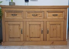 Kommode, Sideboard aus massivem Kiefernholz, Landhausstil