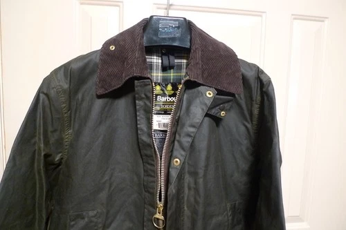 BARBOUR - A200 BORDER WAX COTTON JACKET - SAGE - MADE IN UK - EXCELLENT - 36 video thumbnail