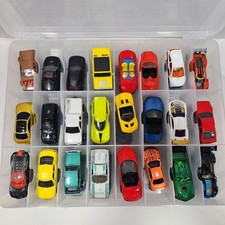 Hot Wheels Match Box Plus Brand Assorted Cars X51 Double Sided Carrying Case F 