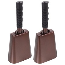 2 Pcs Cheering Cowbell Noise Maker Bells for Sports Cowbells Hand
