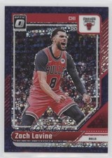 2024-25 Panini Donruss Optic Fast Break Purple Prizm 18/99 Zach LaVine #34 1y9