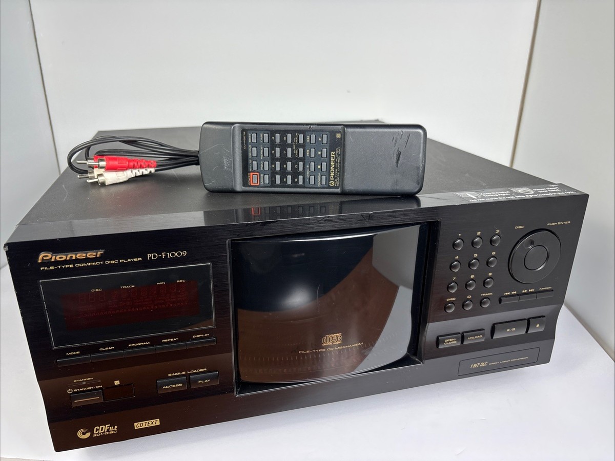 Pioneer PD-F1009 301-Disc CD Changer Player – New Belt With Remote