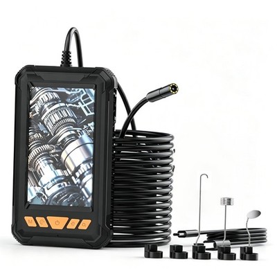Camera with Light with 4.3'' Screen Inspection Borescope Camera for Mechanic Men