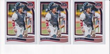 2024 Panini USA BASEBALL STARS & STRIPES TEAGAN SCOTT 3 CARD Lot (GB)