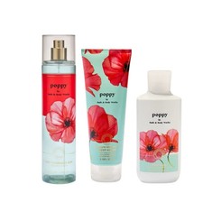 Bath and body works poppy body cream , body wash body mist body care