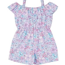 Petit Confection Lavender Floral Girls Romper