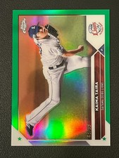 Kaima Taira 2023 Topps Chrome NPB Green Refractor /99 Lions