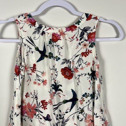Old Navy Girls Floral Sleeveless Hi Lo Trapeze Dress Size Large Cottagecore - Picture 5 of 10