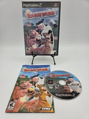 Barnyard Nickelodeon Playstation 2 PS2 CIB Complete w/ Manual Black Label 