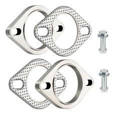 2.5 Inch 2 Bolt Exhaust Flange Connection Kit Stainless Steel Exhaust Flange...