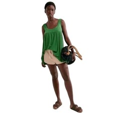 NWOT Free People Beach Mazarine Mini Dress | Color Green | Size Small | MSRP $68