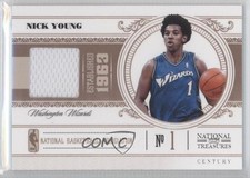 2010-11 Playoff National Treasures Century Materials 93/99 Nick Young #99 5x8