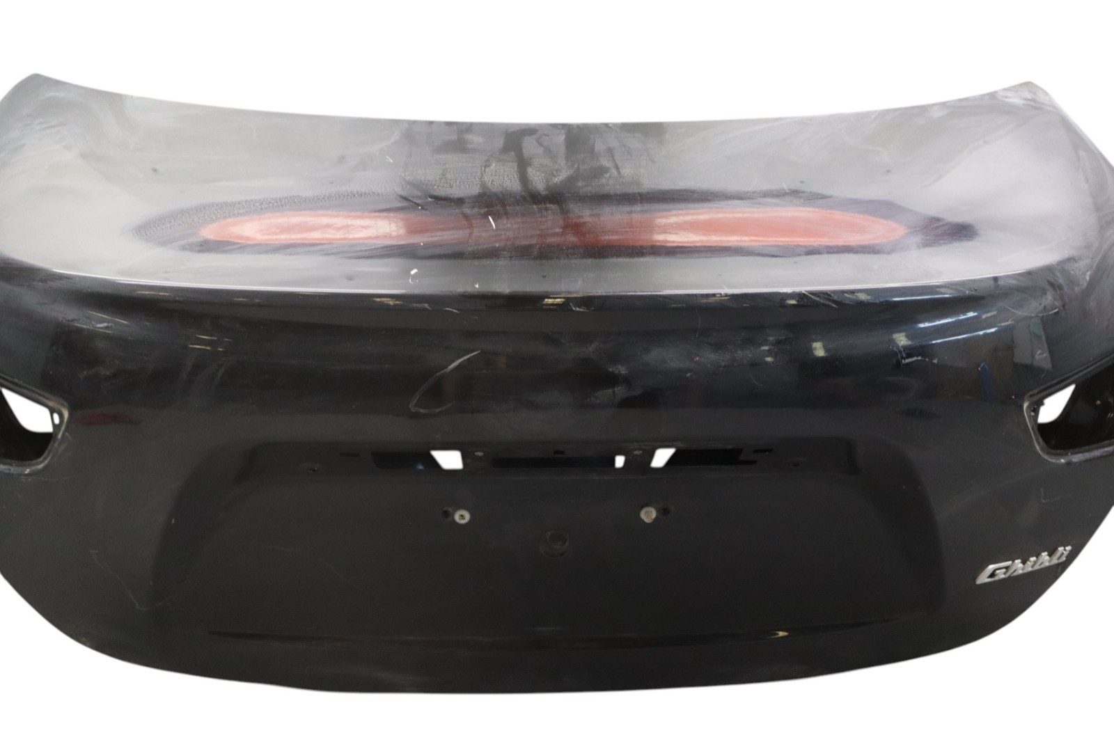 14-20 Maserati Ghibli Rear Trunk Lid Deck Shell Cover Panel Black 670008304 Oem