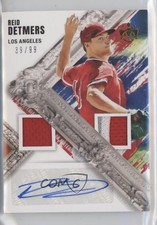 2022 Diamond Kings DK Material Signatures Gold 39/99 Reid Detmers Auto 0s2w