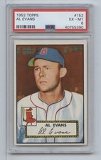 1952 Topps Al Evans #152 PSA 6