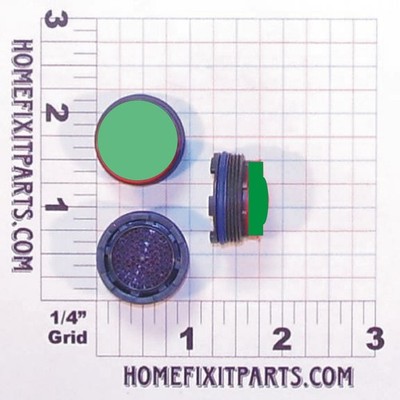 Plastic Perlator Male Thread Aerator Insert M24 X 1  1.5 GPM