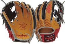 New Rawlings Heart of The Hide Baseball Glove LE ColorSync Series RHT Brn/Rd