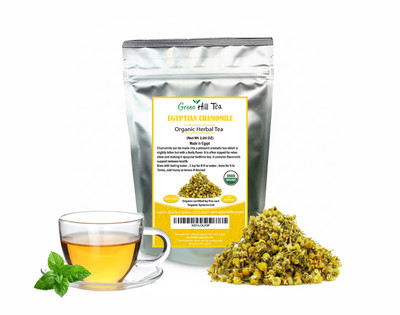 Organic Egyptian Chamomile Tea  Loose  Leaf  Tea Herbal Tea    2 OZ