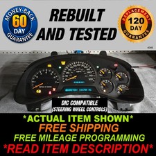 2002-2004 Chevy Trailblazer Gauge Cluster 2002-2004 Chevy Trailblazer Gauge Cluster