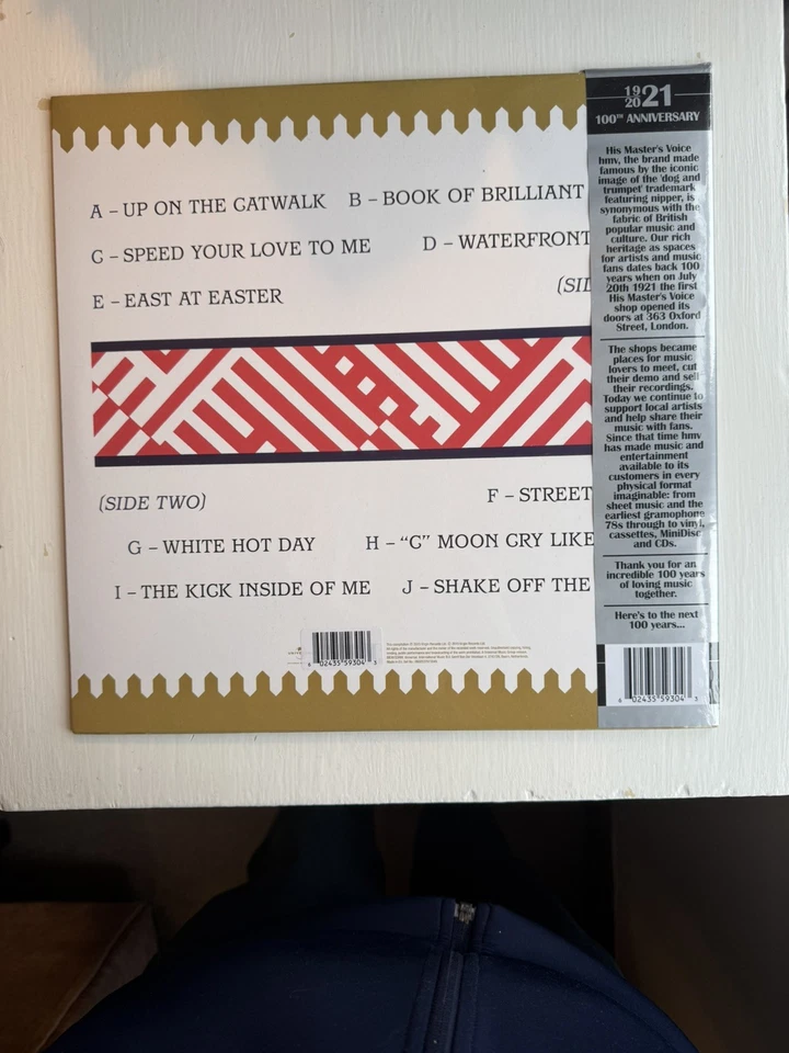 New & Sealed - Simple Minds - Sparkle In The Rain - HMV 100 2021 Orange Vinyl LP - Image 2 of 2