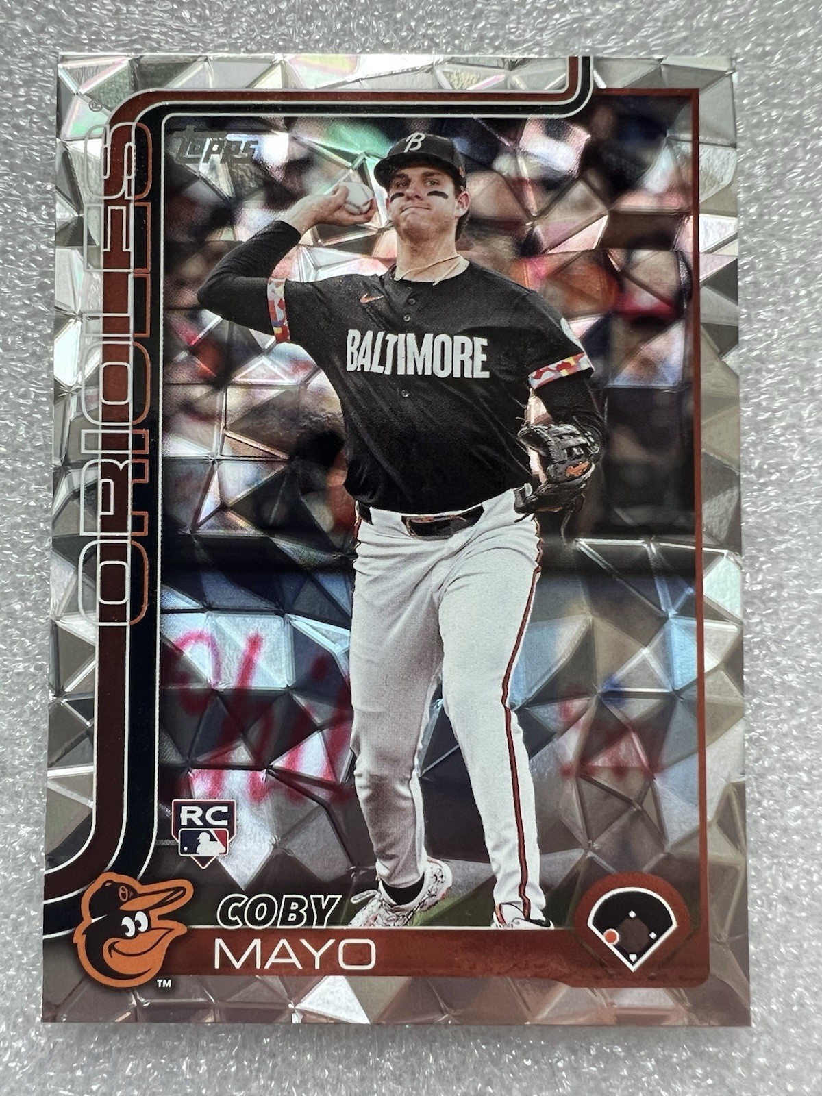 2025 Topps Series 1 - Coby Mayo #20 Diamante Foil (RC)