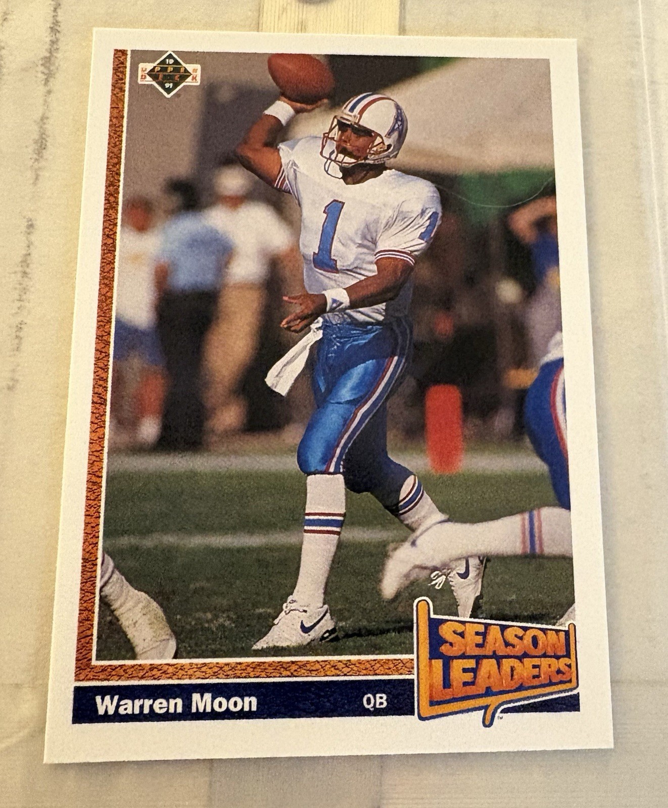 1991 Upper Deck - Warren Moon #403