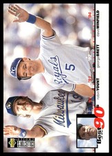 Robin Yount / George Brett / Dave Winfield B90 1995 Collector's Choice #54