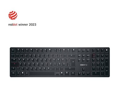 CHERRY KW X ULP Keyboard backlit wireless 2.4 GHz, G8U-27000LTBDE-2