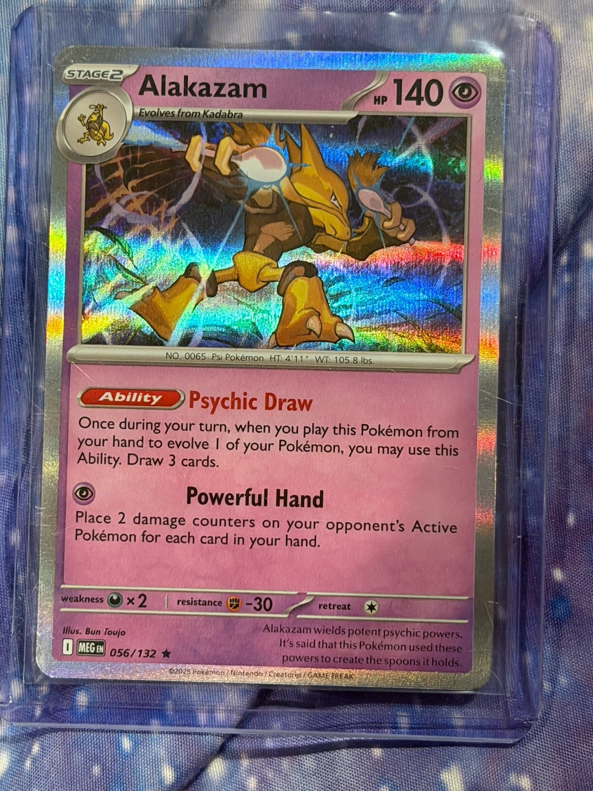 Alakazam 056/132 Me01: Mega Evolution Holo