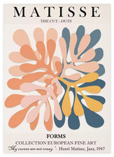 Matisse Cutouts Art Canvas Print Poster Print Exhibition Wall 30×40cm