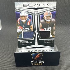 2023 Panini Black Dusk 2 Dawn Henderson Judkins RC #D2D-8 /199 Patriots Browns