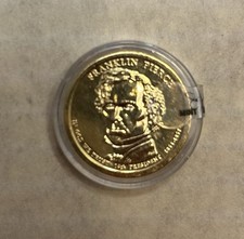 2010 Franklin Pierce Presidential Dollar Choice Proof $1 Coin