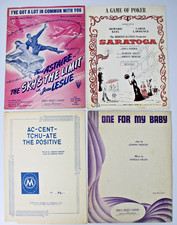 4 Pc. Vintage Sheet Music by Johnny Mercer & Harold Arlen