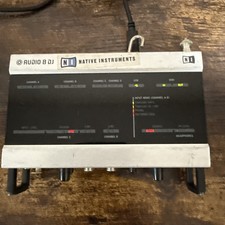 Native Instruments Audio 8 DJ Black Silver 24-Bit High-End Audio Interface