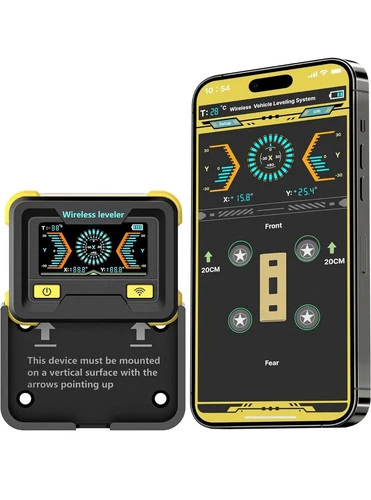 Wireless RV Leveling System, Bluetooth Real-Time Auto Leveler