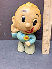 1949 Lennie Lennox 7" Advertising Figure Bank w/ Decals