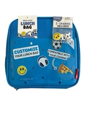 Fit + Fresh Insulated Lunch Bag Customize + Charms Included New With Tags