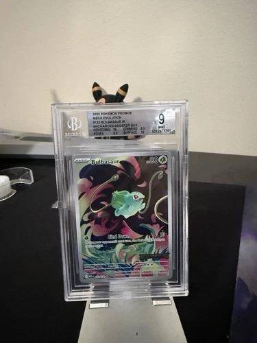 Pokemon Bulbasaur Illustration Rare Stamped 2025 Mega Evolution 133/132 BGS 9